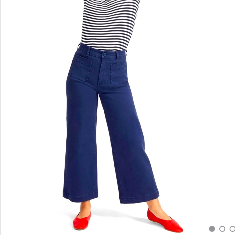 Everlane The Wide-Leg Crop Patch Pocket